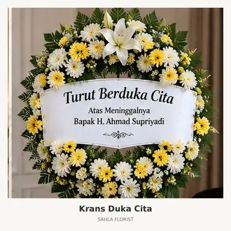 Krans Bunga Duka Bangkalan